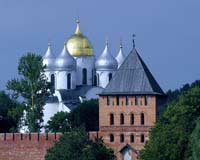 St. Sophia Cathedral and Vladimirskaya Tower by Alexander Kochevnik