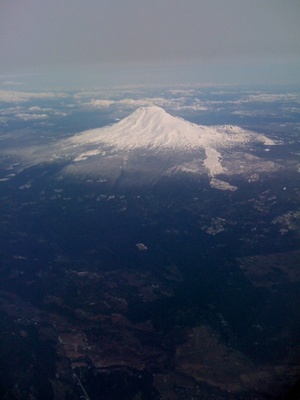 aerial Mt. Hood
