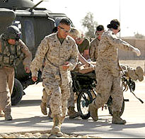 Marines in Trauma Unit Iraq