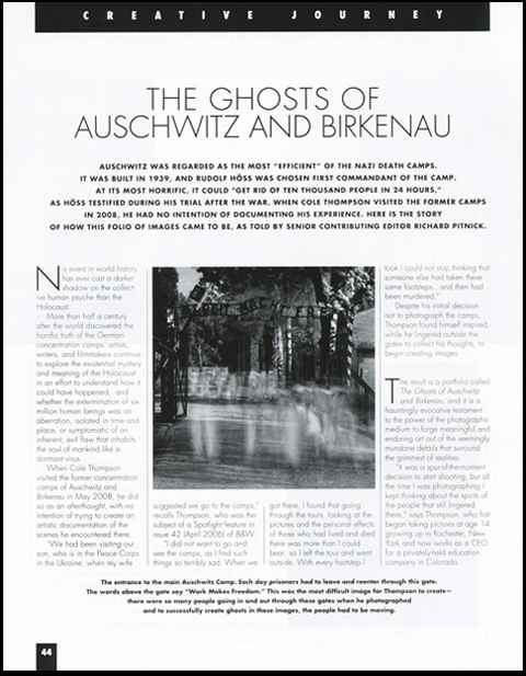 Ghosts of Auschwitz B&W Article