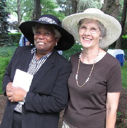 Dr. Barbara Walls and Beverly Kubik