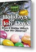 Holidays or Holy Days booklet