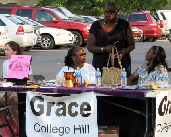 Grace Church Table at College Hill Block Party 2008