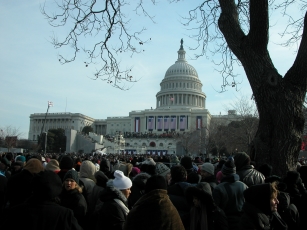 Crowd at the capitol