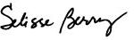 Selisse Berry signature