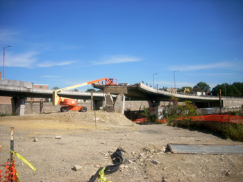 New 11th Street Bridge Under Construction