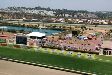Del Mar Race Track from above
