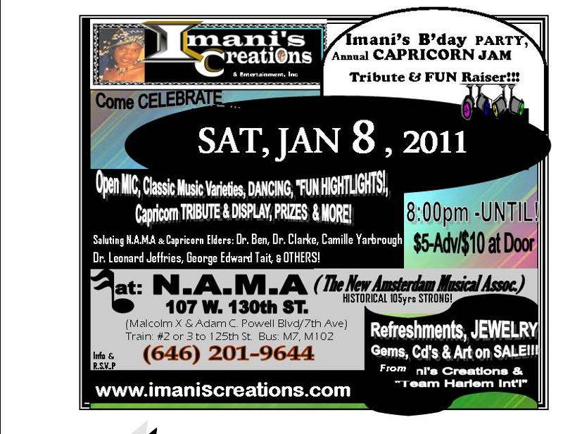 FLYER- 2011 Imani's B'Day Party