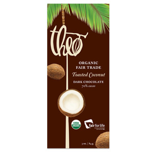 Theo Dark Chocolate with Coconut