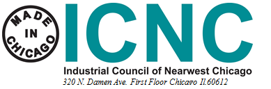 ICNC logo with address
