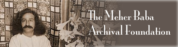 Meher Baba Archives Masthead