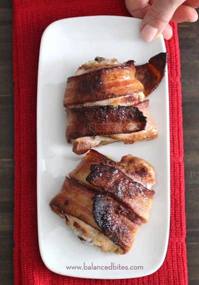 Bacon Wrapped Chicken Thighs