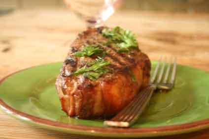 Steaks with 3-Herb Oil