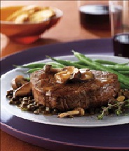 Filet Mignon with Herb-Butter