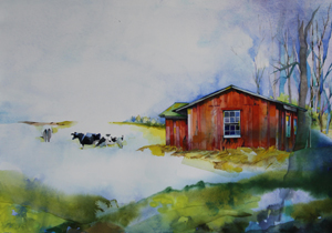 "Red Barn at Firnew"