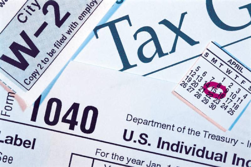 Tax forms image