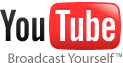 YouTube logo with the words, "broadcast yourself."