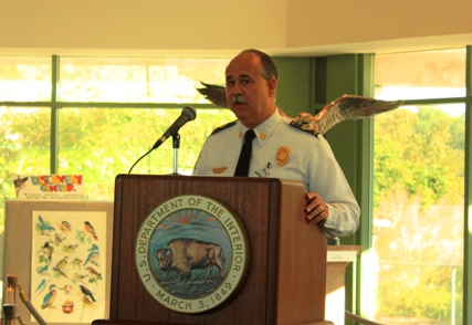 Color photo of Chief Charles Werner during NAPSG Awards Reception