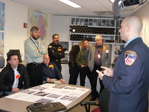 Map room at FDNY