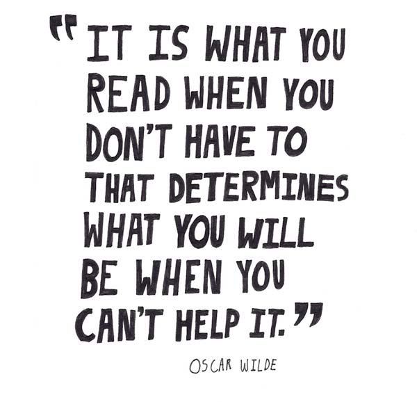 Reading Oscar Wilde