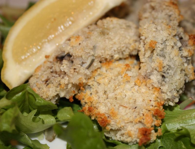 panko oysters