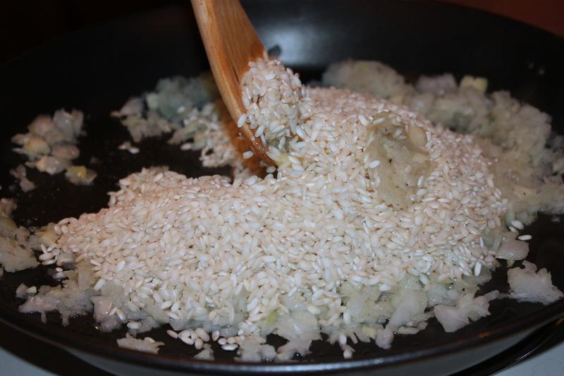 stir in the rice!