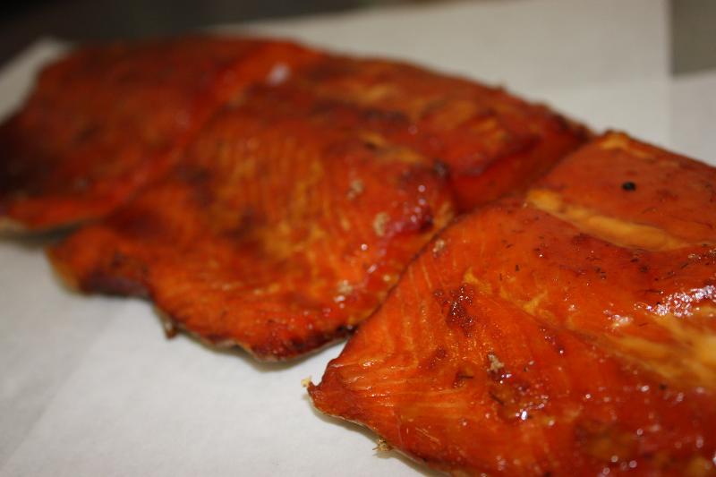 Smoked and Grilled Coho