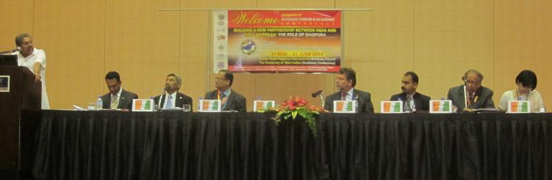 Inaugural Session of Business Forum, T&T GOPIO Meeting, May 2011