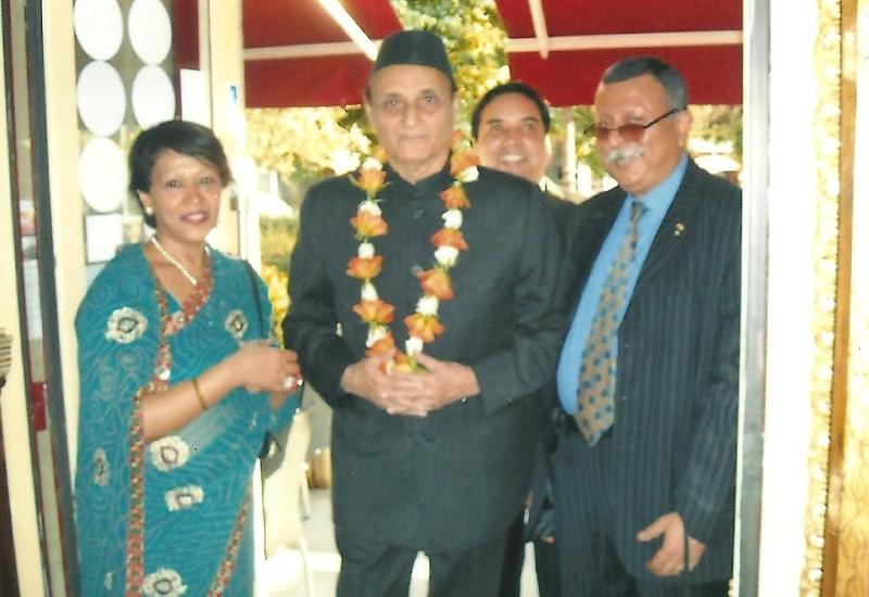 GOPIO honors Dr. Karan Singh in Paris, May 2011