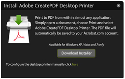 CreatePDF Desktop Printer