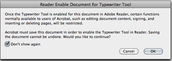 Enable Adding Text in Documents (that are not fillable forms)