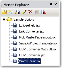 Script Explorer pod