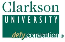 Clarkson University "defy convention" logo