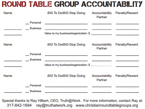 Round Table Group Accountability