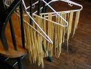 Drying Pasta on Racks