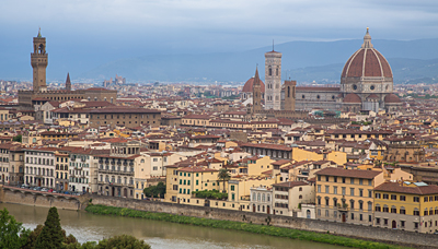 Florence skyline by Mary Louise Ravese