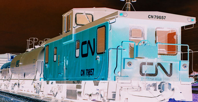 CN abandoned caboose