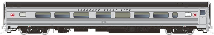 Rapido Budd Coach - Seaboard Coast Line