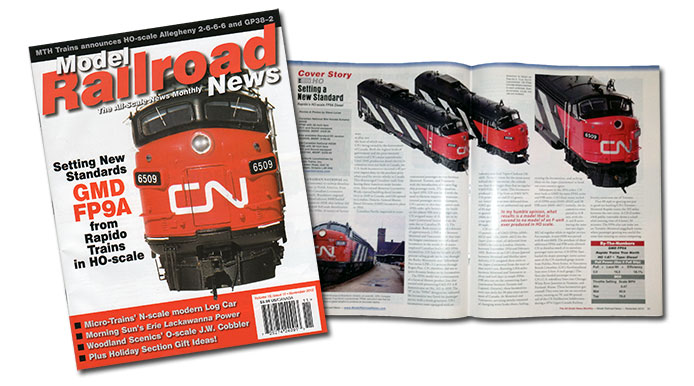 Model Railroad News cover feature