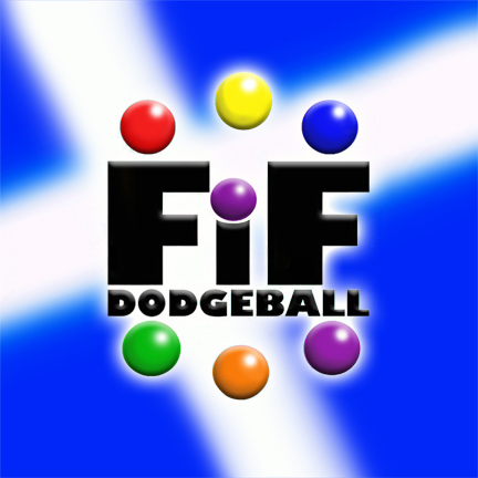 dodgeball logo blue