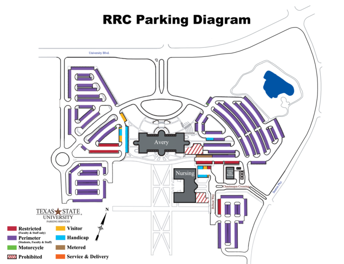 RRC Parking Map