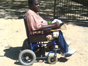 Wheelchair for Zimbabwe
