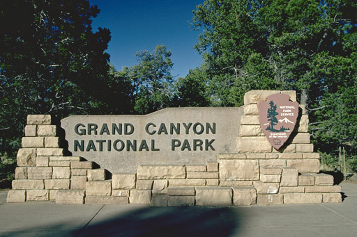 Grand Canyon NPS Sign