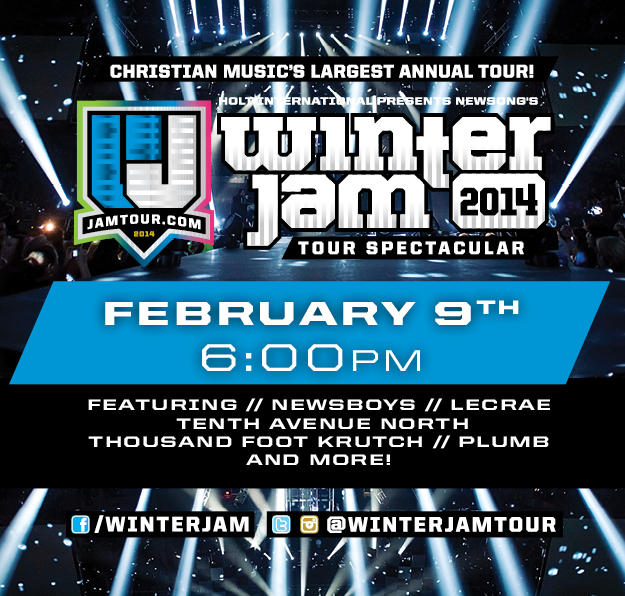 Get FREE Admission to Winter Jam 2014 - Join the Team! - First Priority ...