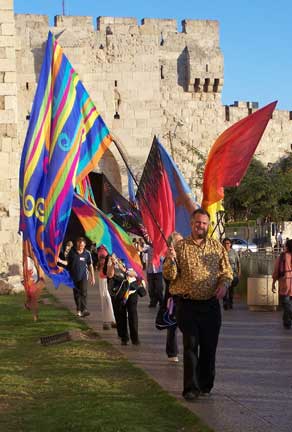 Banners Jaffa Gate