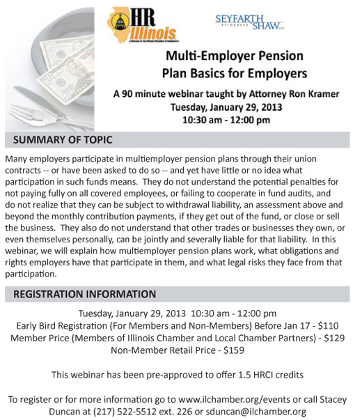 multi-employer pension basics