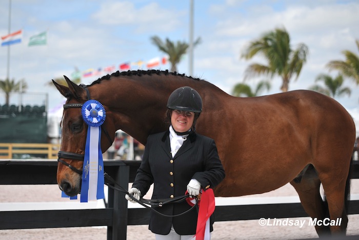 Ellie Brimmer and horse Carino H at the 2013 Para-Equestrian Dressage CPEDI3* competition in Wellington, FL. Photo by Lindsay Y McCall/ PhotoLyte.com