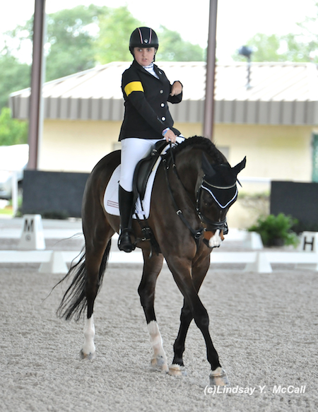 Sydney Collier (USA) Grade Ib and NTEC Cuplee, owned byPatricia Mendenhall. Photo by Lindsay McCall