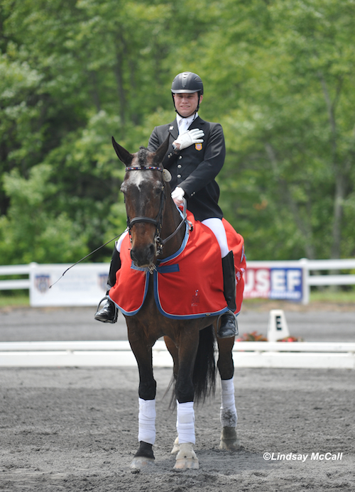 2012 USEF Para-Equestrian Dressage Selection Trials for the London Paralympics/ National Championship. Photo is of Jonathan Wentz and NTEC Richter Scale at the USET Foundation Headquarters in Gladstone, NJ. Photo by Lindsay Y. McCall