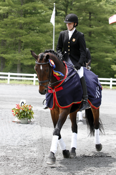 Photo Copyright Susan J. Stickle. Photo of Rebecca Hart and Lord Ludger 2012 USEF Para-Equestrian Dressage National Champion. Photo is taken in Gladstone, NJ.